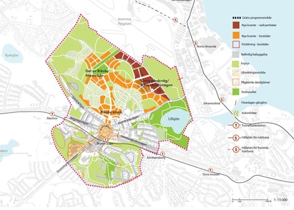 Detaljplanearbete för Riksby, etapp 1
